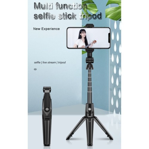 K21 Selfie Stick Tongsis With Bluetooth Tripod Standing IOS ANDOROID