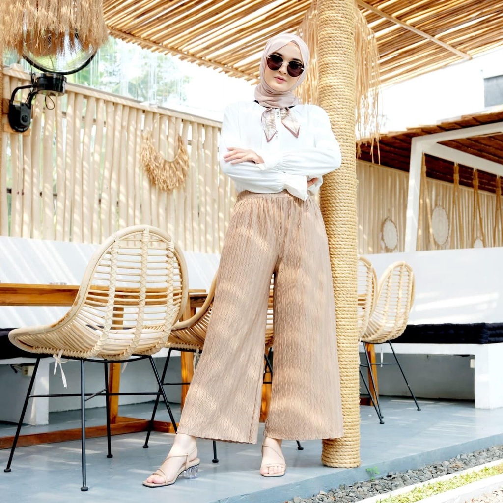 Casio Plisket Pants/Kulot Plisket Lp 62-120/Kulot Plisket Lidi/Kulot Kerja/Kulot Plisket Hyget