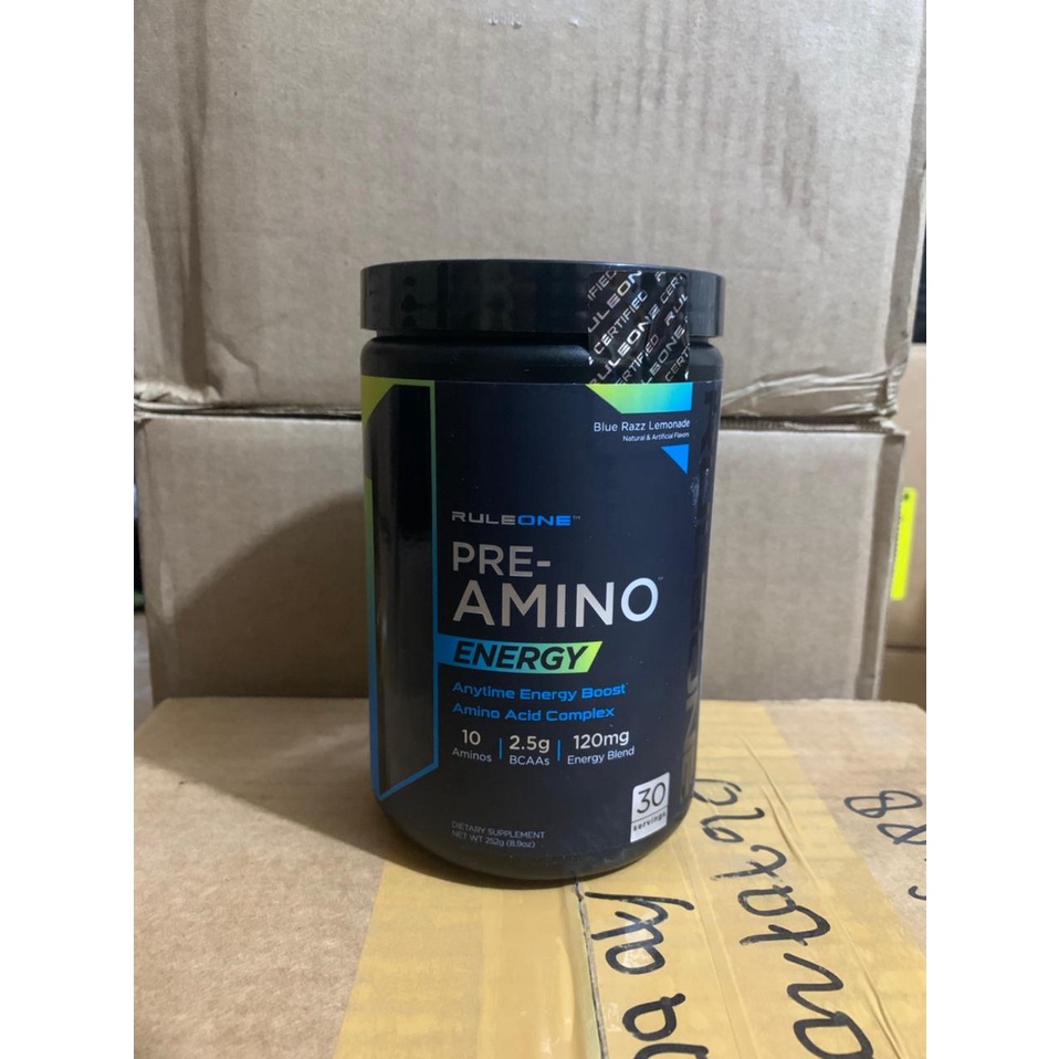 Rule 1 Pre Amino 30 Serving 250 Gram Rule One Amino Energy Powder