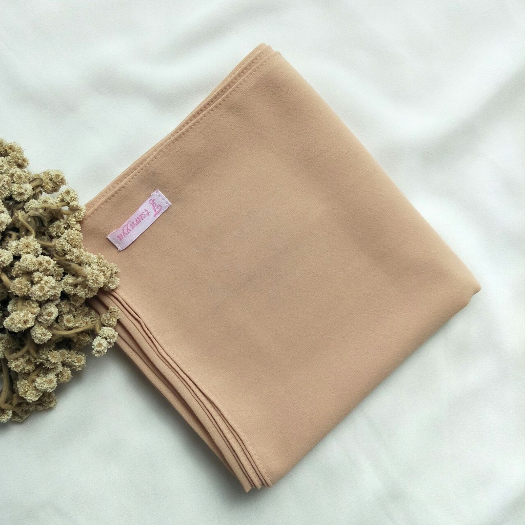 (PART 1) PASHMINA 200x100 SET CADAR/PASHMINA JUMBO CERUTI/PASMINA SYARI-softpeach
