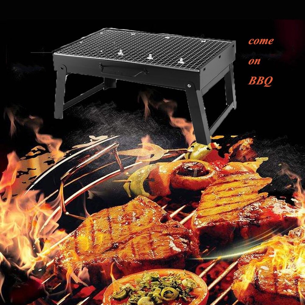 BABALE Alat Panggang Arang BBQ Outdoor Desktop Grill Stove Foldable