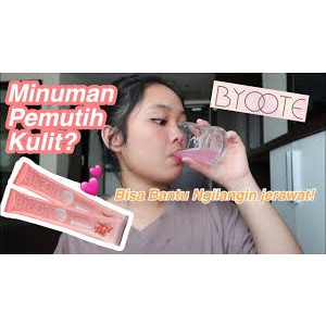 Byoote Collagen Original 1 Box BPOM  Pemutih Badan Alami Herbal Serbuk 16 Sachet Halal