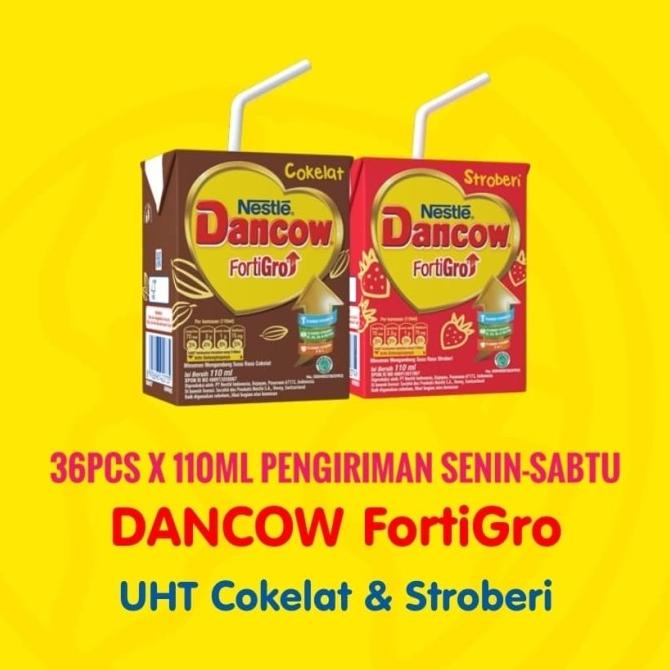 

BAYAR DITEMPAT Dancow fortigro uht 110ml (siap minum) - Coklat