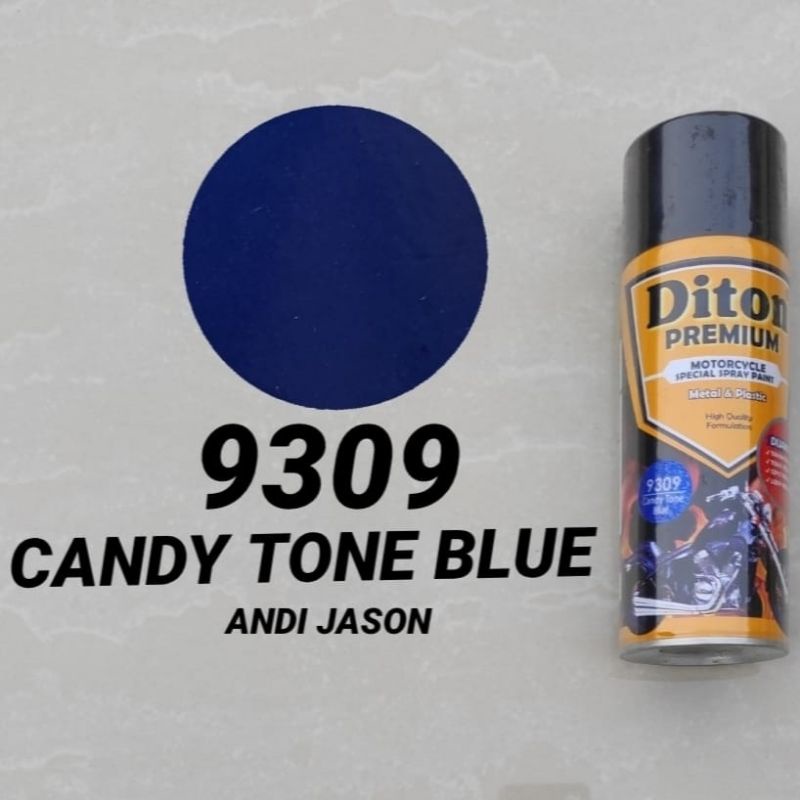 DITON PREMIUM CAT SEMPROT TAHAN BENSIN 400CC 9309  CANDY TONE BLUE