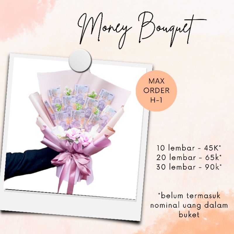Money Bouquet/ Money Cake (BELUM TERMASUK UANG)