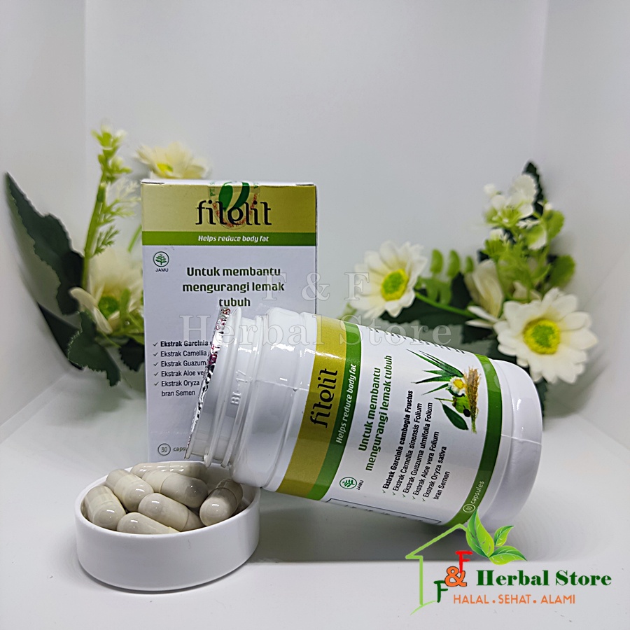 Fitelit Obat Diet Pelangsing Badan Herbal Original Resmi BPOM