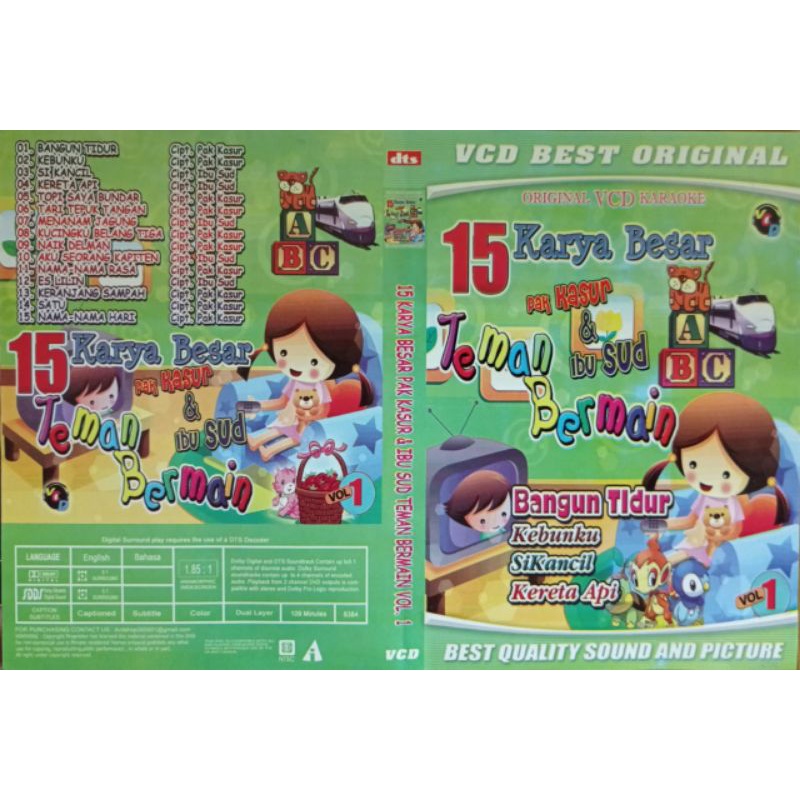 Kaset Lagu anak2 15 karya Besar teman Bermain