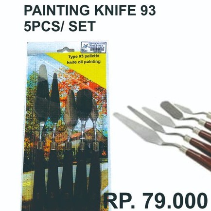 

PAINTING PALETTE KNIFE SET (5PCS) PISAU PALET UNTUK MENCAMPUR CAT ATAUPUN MELUKIS DENGAN CAT MINYAK