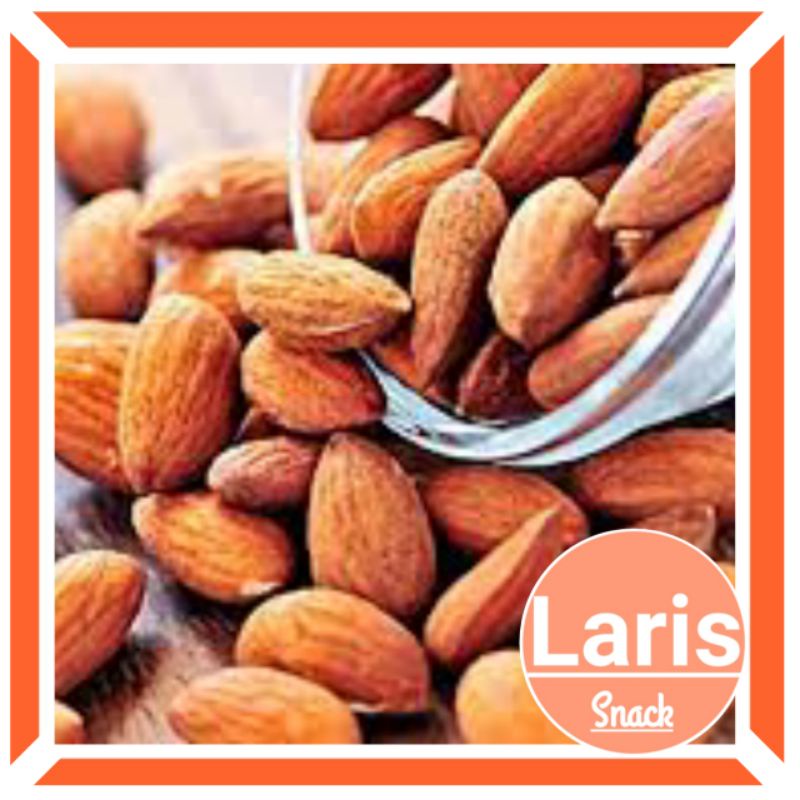 

1Kg Kacang Almond Mentah Kupas Utuh / Natural Raw Almon Whole Blue Diamond / Almon Mentah Super