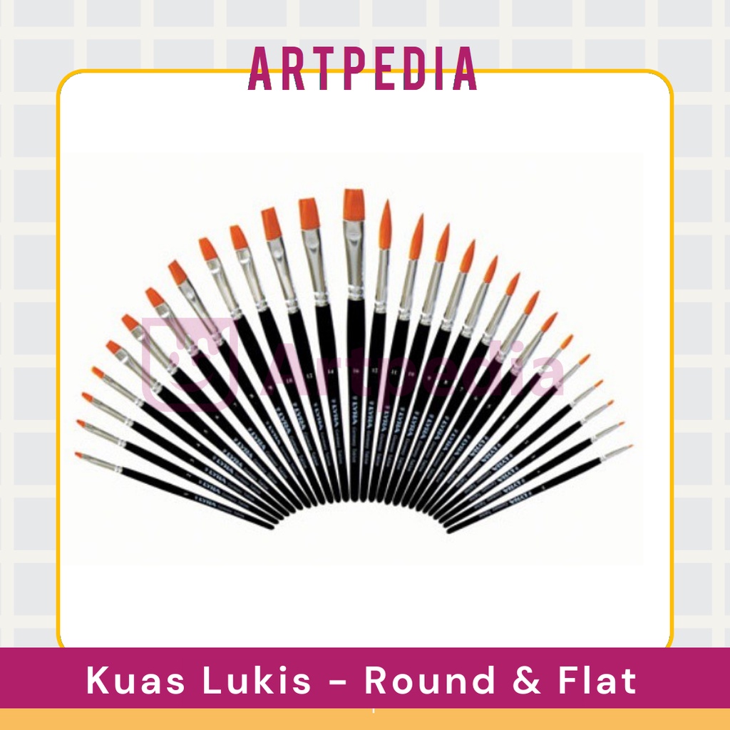 

Lyra Taklon Art Brush Round / Kuas Lukis Lyra - Lyra Art Brush Round (Kuas Lyra Bulat) Terlaris