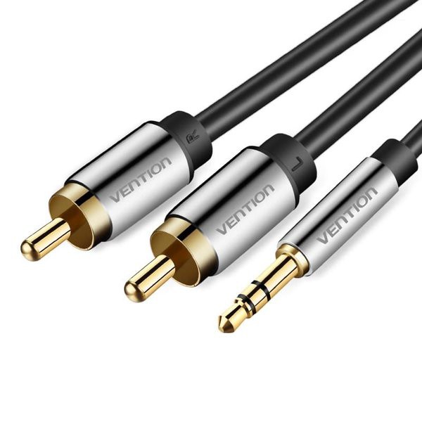 Kabel AUX 3.5mm Male to 2 RCA Male 2 Meter Vention BCF