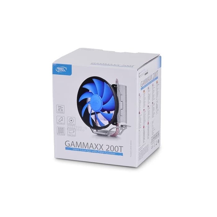 CPU Cooler Deepcool GAMMAXX 200T LGA 775/1156/AMD 12cm fan - Original