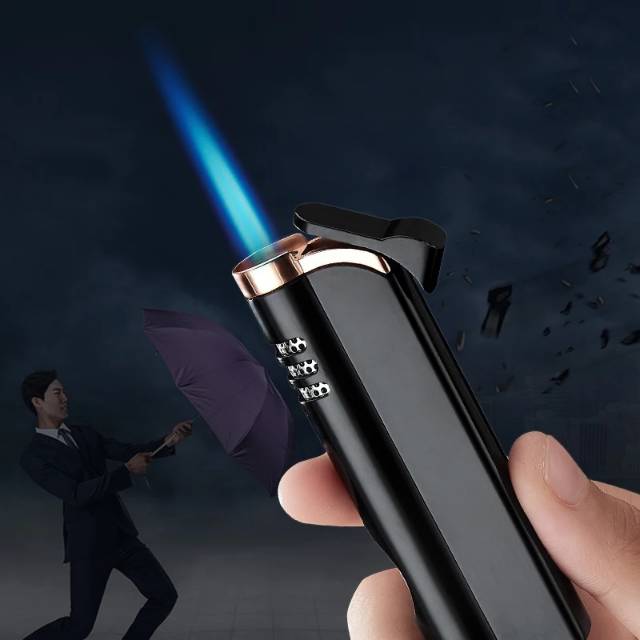 KOREK API BARA Mini Logam Ringan Torch Turbo Lighter KOREK API MANCIS UNIK