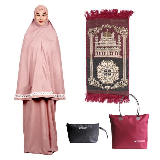 Ori&Terjamin Mukena Siti Khadijah - Modish Melati - Putih