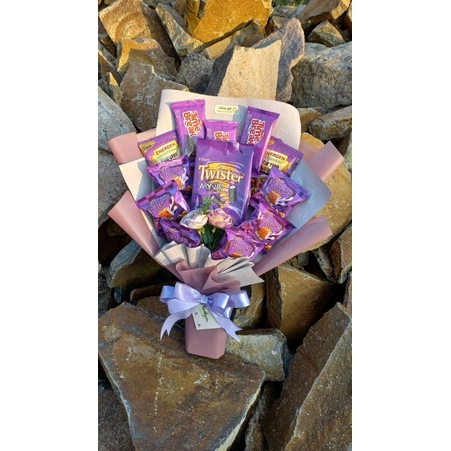 

Buket snack purple