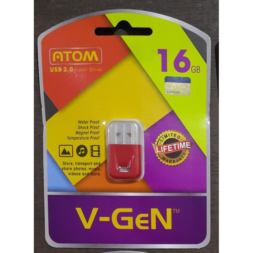 Flashdisk V-Gen Atom 16GB USB 2.0