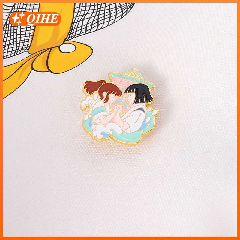 Spirited Away Enamel Pin Lapel Badge Bag Cartoon Jewelry Birthday Gift