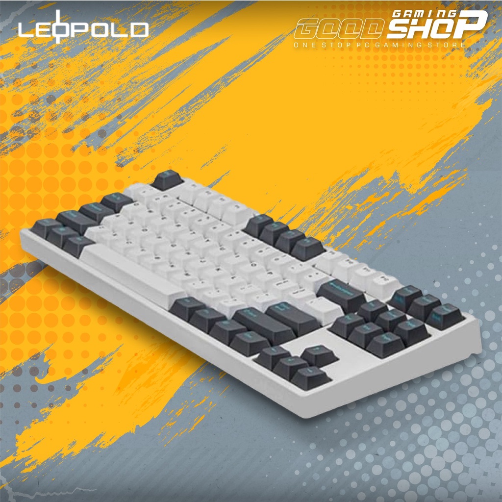 Leopold FC750R White Dark Grey Mechanical Gaming Keyboard