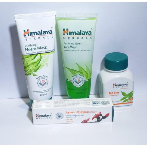 Himalaya Paket Obat Jerawat Neem Obat Kulit Herbal Limited Edition Shopee Indonesia