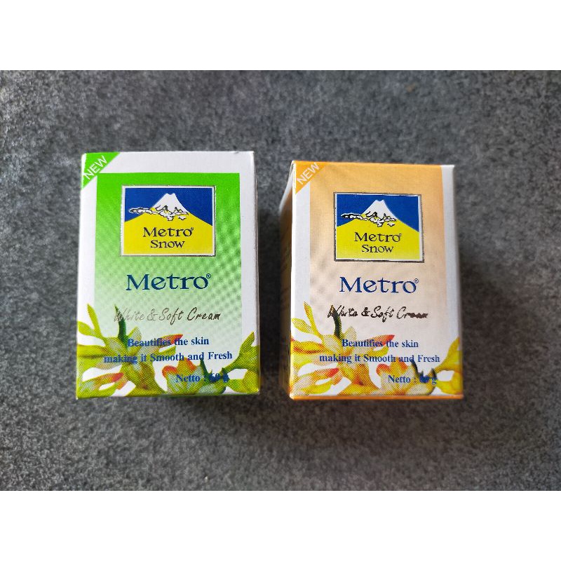 METRO WHITE &amp; SOFT CREAM 60GR