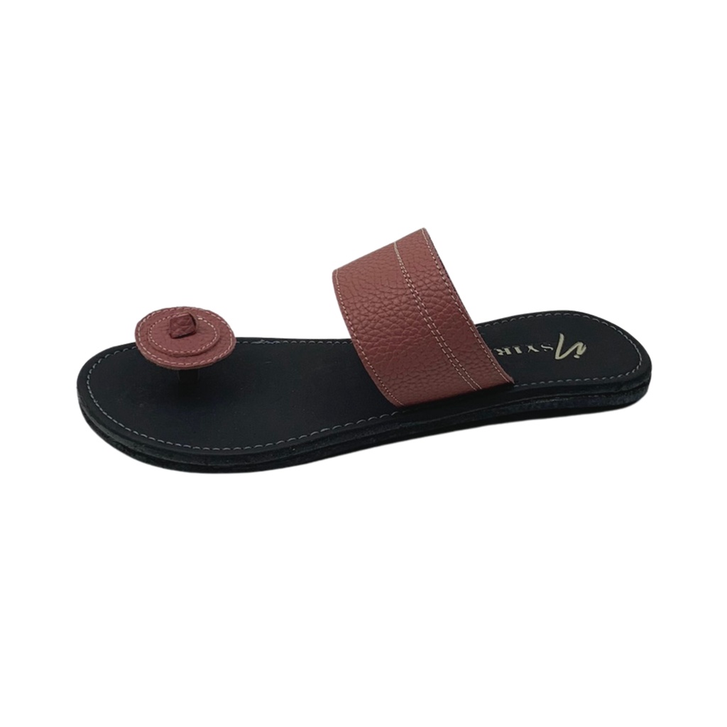 Insyira - Sandal Wanita Juliana / Sandal Papirut Wanita Non Slip Alas Hitam / Sandal Wanita Japit Jamur