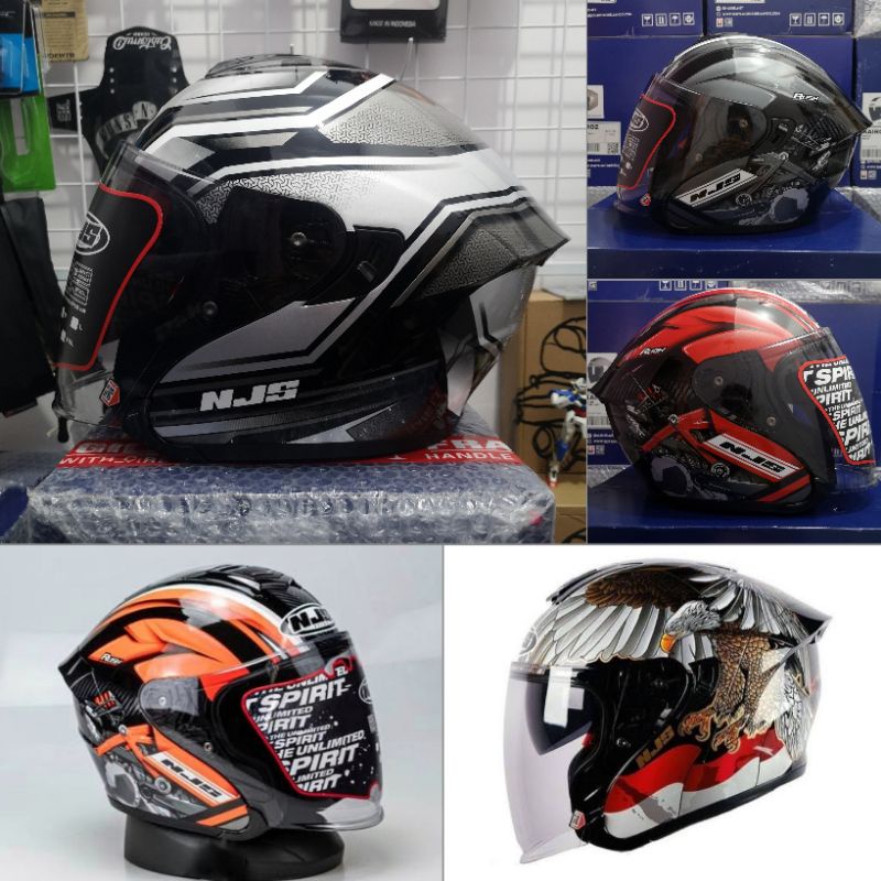 Njs kairoz double visor motif rush zenith garuda-1