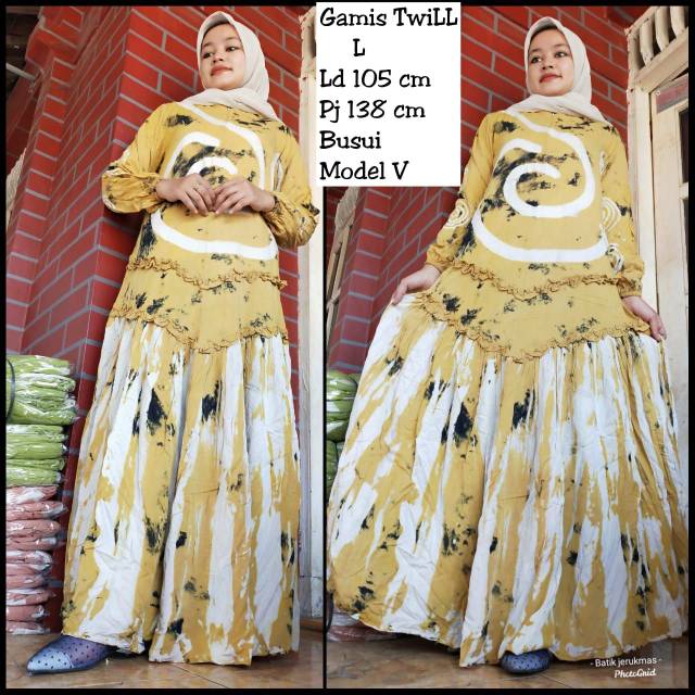 TERBARU GAMIS TWILL ORI SIZE L