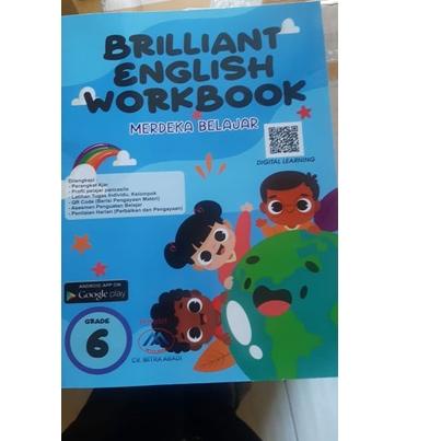 RE⚡TOCK [ORIGINAL]BRILLIANT ENGLISH WORKBOOK KELAS 1, 2, 3, 4, 5, 6 SEMESTER 1