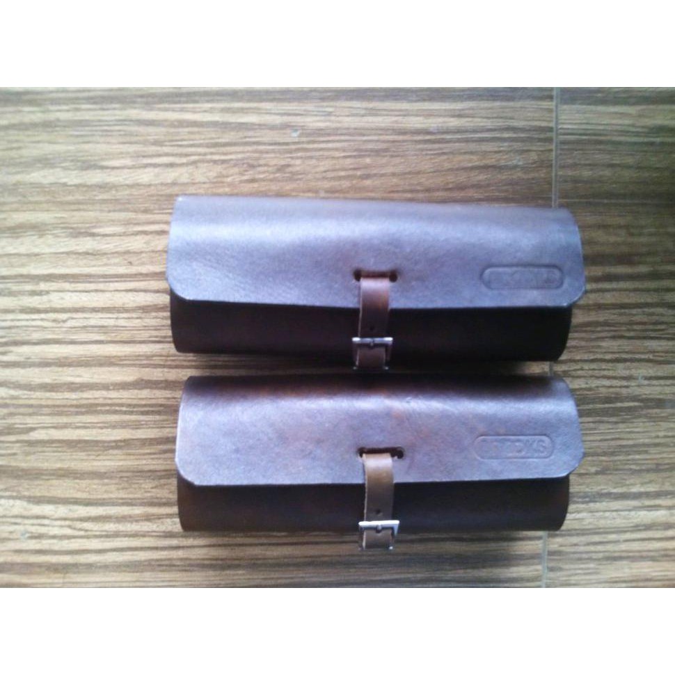 tas bulat brooks blk sadel full kulit