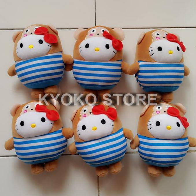 Boneka Hello Kitty Bubbly World Osaru No Monkichi (Official Mcdonald)