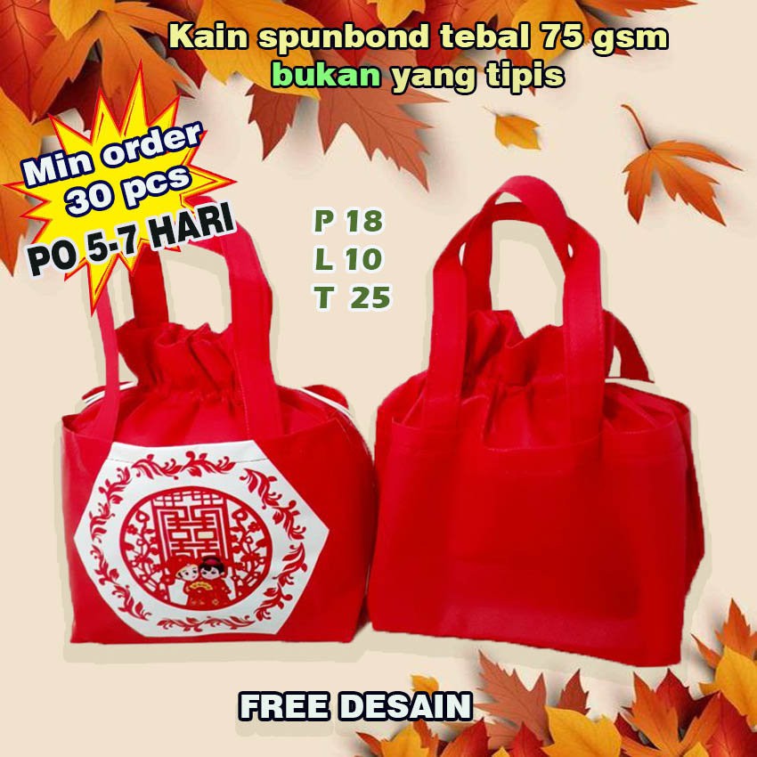 

Tas Souvenir Engagement Sangjit Serut Banner Custum