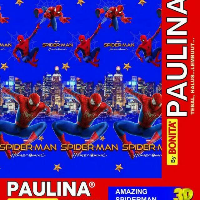 SELIMUT BULU PAULINA BONITA SPIDERMAN