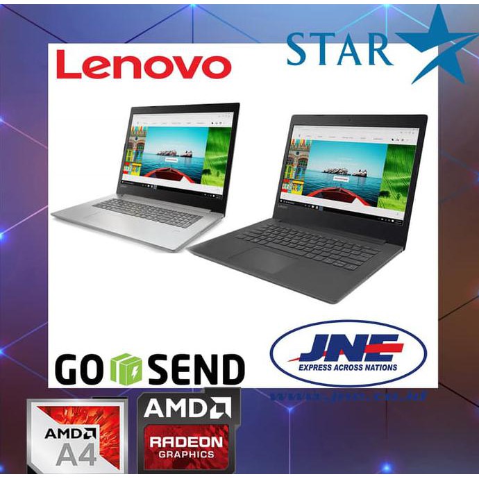 LAPTOP GAMING LENOVO IDEAPAD 320 14AST AMD A4 9120 / 4GB / 500GB RESMI