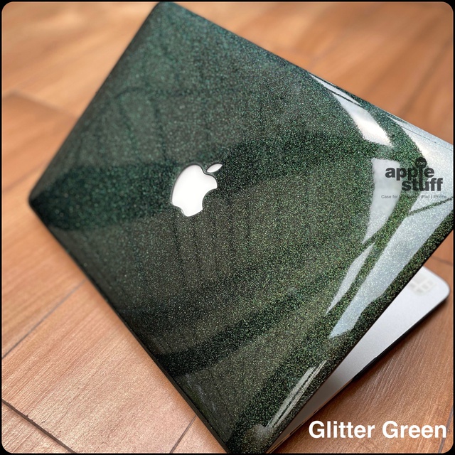 Macbook Case GLITTER GREEN