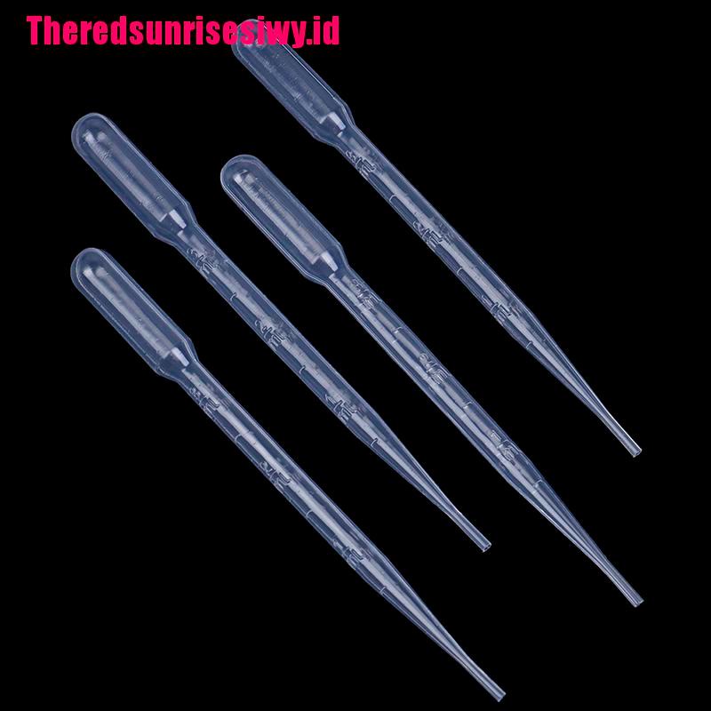 4pcs Pipet Tetes 3ml Bahan Plastik Untuk Modeling Cat