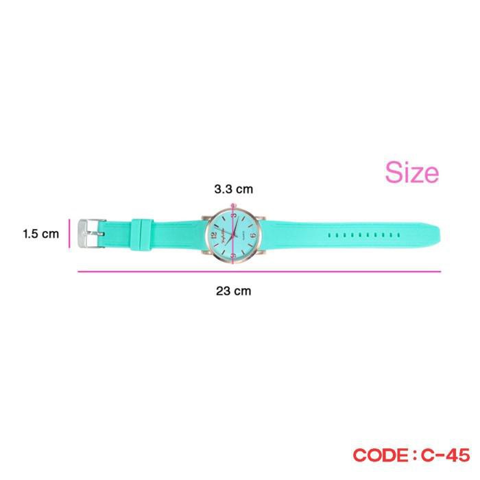 NEW Jam Tangan Wanita Fashionable Tredy Analog Generic C-45