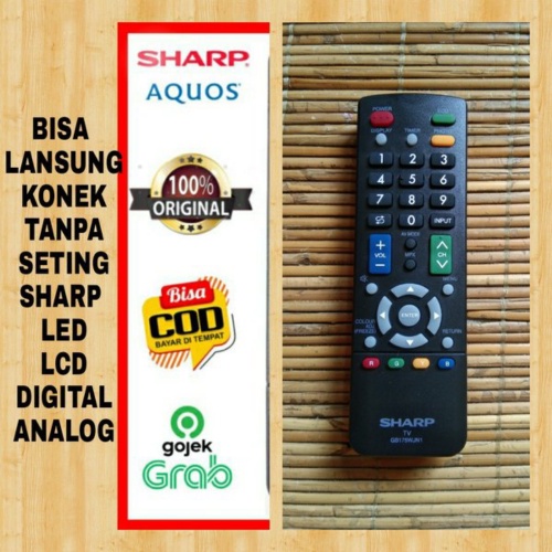 Jual remote tv remot tv digital sharp aquos led lcd original Murah