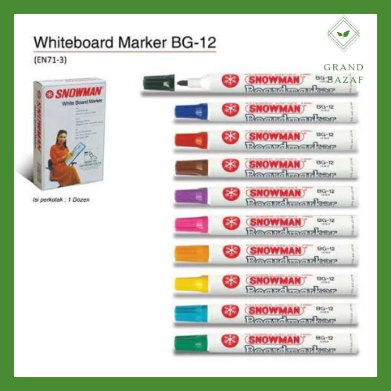 

SPIDOL Snowman White Board BG-12