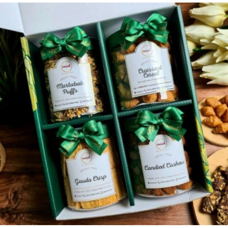 

Ramadhan Special Hampers Parcel Misol Isi 4 Toples