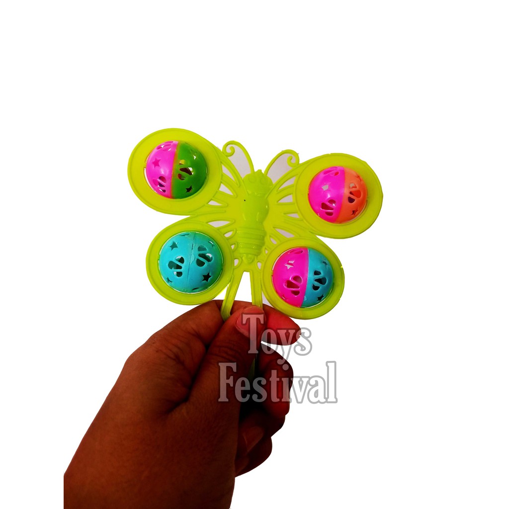 Isi 2 pcs Kerincingan Kincringan Rattle seri Genggam A