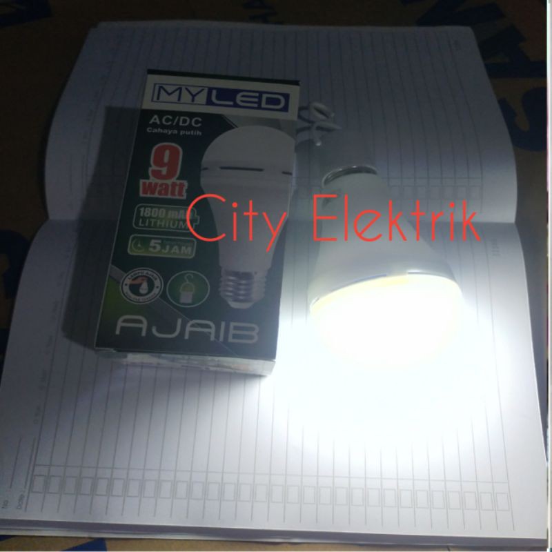 Lampu LED Emergency AC/DC 9 Watt , Lampu Ajaib / Lampu Led Emergency Murah Bergaransi