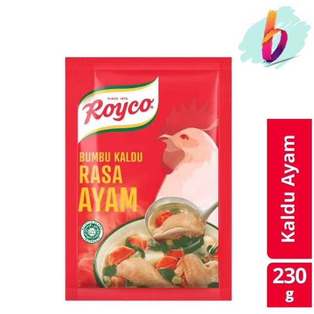

Royco Bumbu Kaldu Ayam 230G lezat untuk setiap masakan