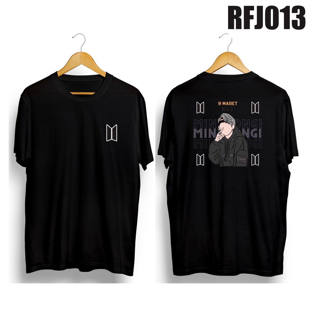 MURAH!!! KAOS KPOP MIN YOONGI RFJ013 COMBED 30S