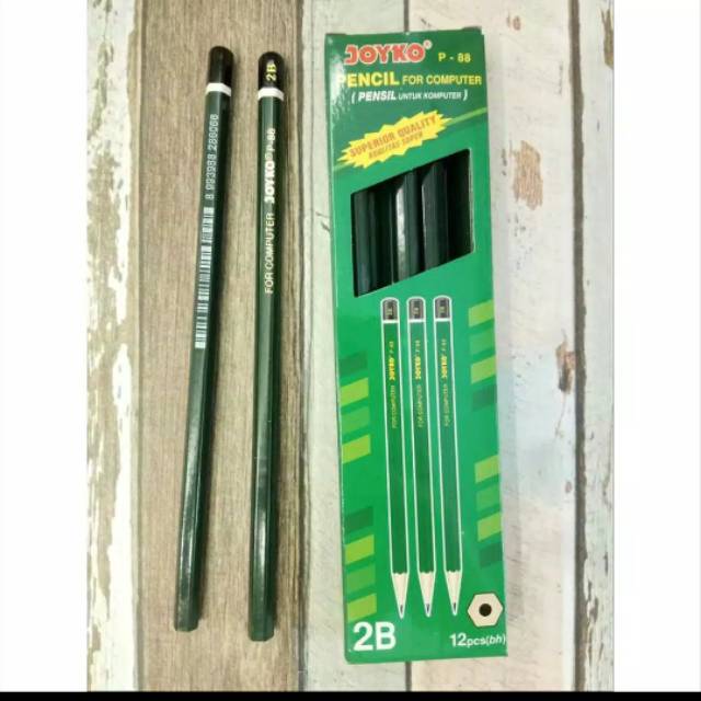 

Pensil 2B Joyko P-88 Hijau 1 Box (12Pcs)