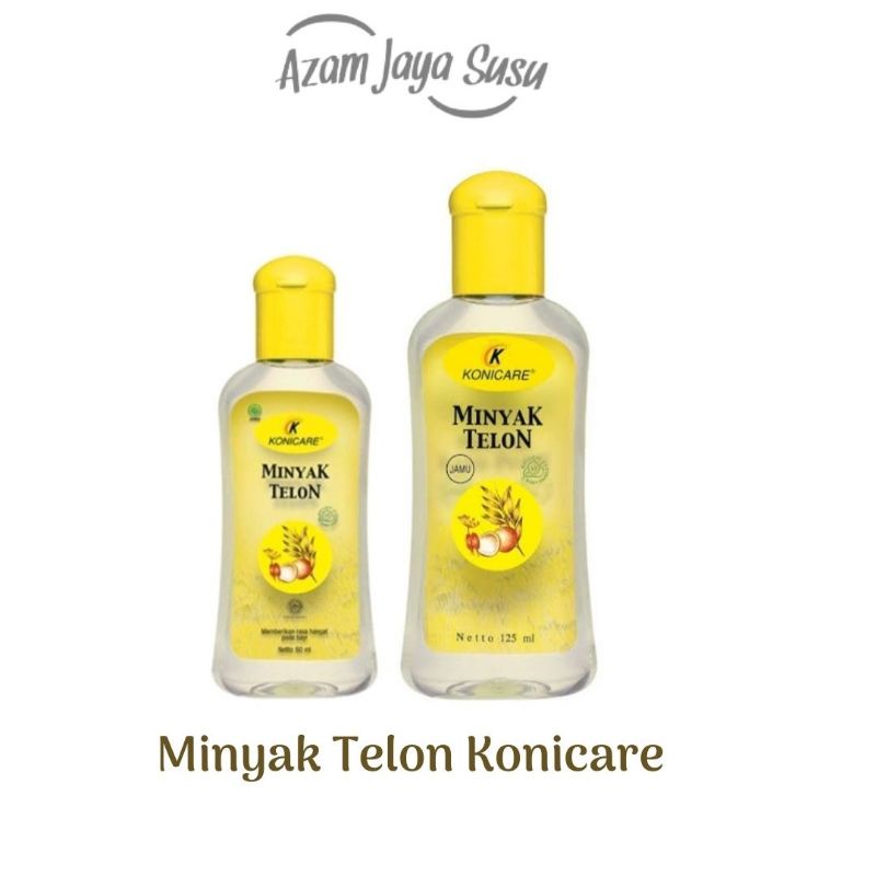 Minyak Telon Konicer Kuning 60 ML // 125ML Azzam Jaya Susu