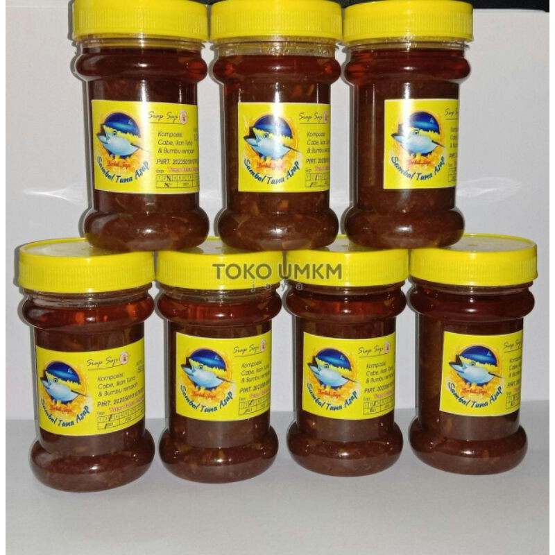 

Toko UMKM Sambal tuna asap Bu Sulis pedas 150g