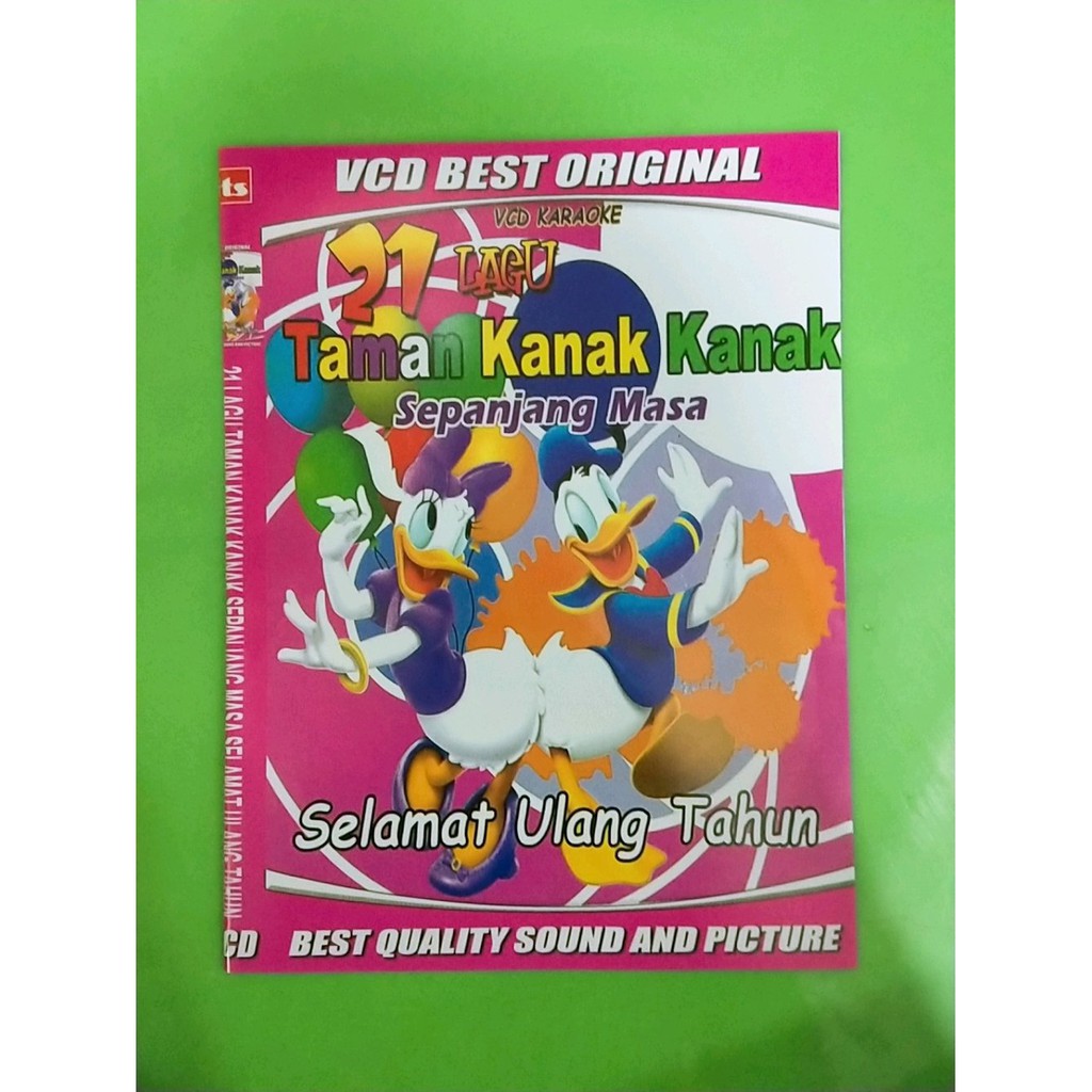 KASET VIDEO PROMOO VCD LAGU ANAK ANAK KARAOKE SELAMAT ULANG TAHUN