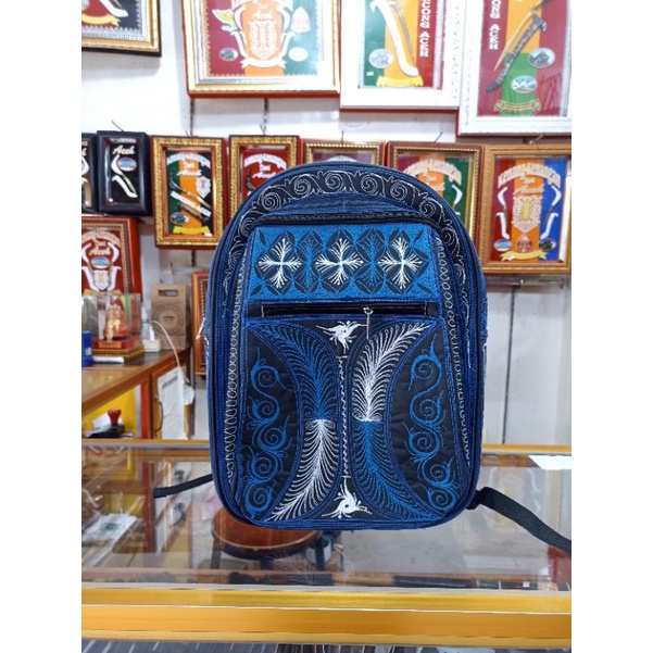 Tas Ransel bordiran khas Aceh ukuran besar/Tas Ransel Sekolah