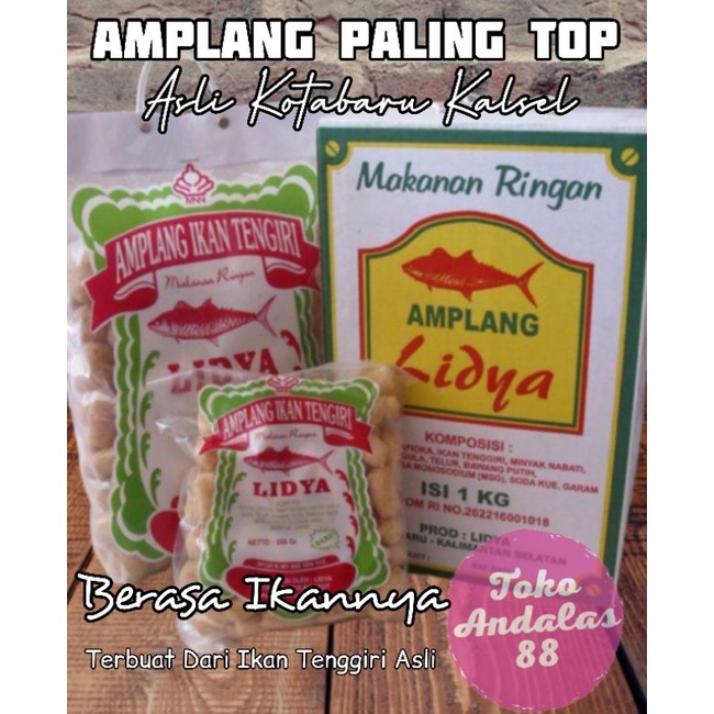 

Amplang Ikan Tenggiri Lidya Oleh Oleh Asli Kotabaru Kalimantan