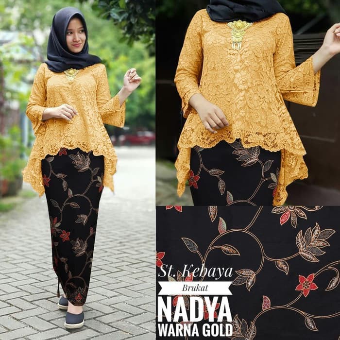 set kebaya rinjani/kebaya bianca modern